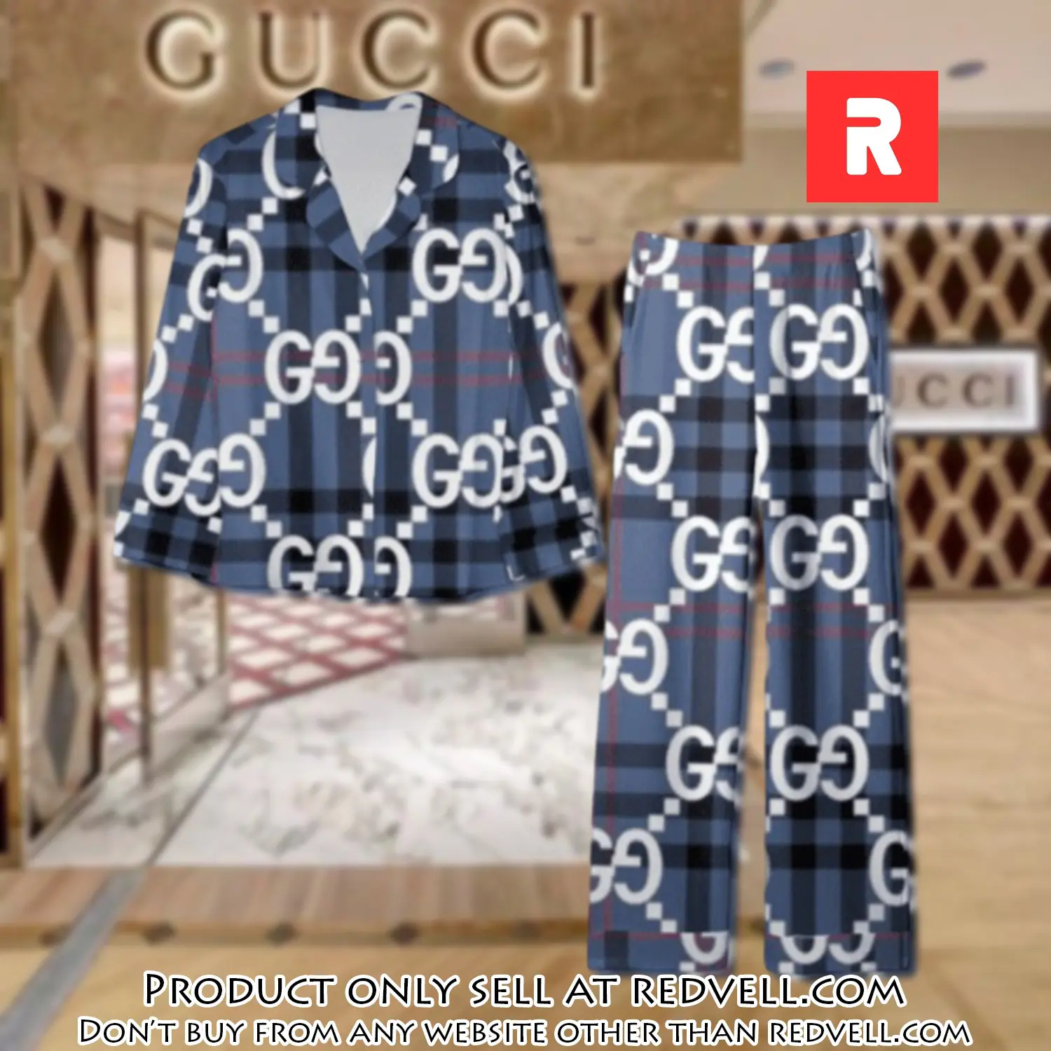 Trending luxury gc satin pajama set pjs1057 rv5545770